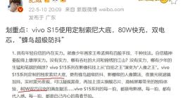 人像之王！vivo S15系列影像细节曝光：定制索尼大底+蜂鸟超级防抖
