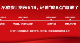 5月23日晚8点京东618开启 爆品好物尾款支付每满299减50