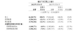 美团发布2022年一季度财报：营收同比增长25%至463亿元 经调整净亏损收窄至36亿元