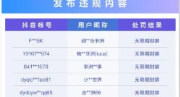 抖音打击违规发布歧视、侮辱内容 下架相关视频9046个