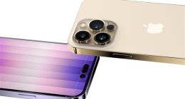 iPhone 14 Pro金色版渲染图曝光：感叹号挖孔屏吸睛 中框质感不错