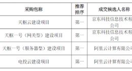 京东云与阿里云瓜分国家电投3亿大单