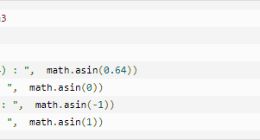 云计算开发：Python3三角函数asin()方法详解