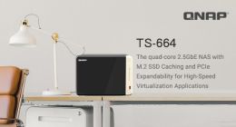QNAP推出TS-664 Intel Celeron四核心处理器双2.5GbE网口NAS