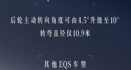 奔驰推出付费解锁后轮转向功能：4998元/年