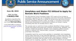 FBI警告：有人利用AI换脸冒充他人身份进行远程面试