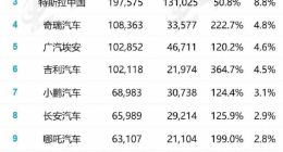 乘联会2022年1-6月新能源厂商销量榜：比亚迪汽车第一