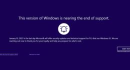 微软已发出提醒：2023年后将不再支持Windows 8.1