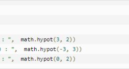 云计算开发：Python3三角函数hypot()方法详解