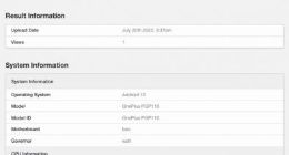 一加10T现身GeekBench：搭载高通骁龙8+处理器/16GB内存