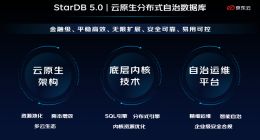 京东云发布新一代分布式数据库StarDB 5.0