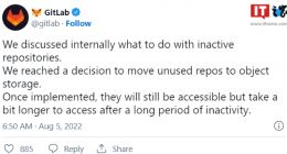 GitLab 将自动删除免费用户的非活跃项目，引发众怒后宣布取消