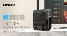 威联通（QNAP）推出静音双 2.5GbE NAS TS-410E