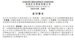 快狗打车：预期上半年亏损约10.15亿至11.51亿元 同比扩大逾3倍