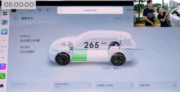 充电全球第一快！小鹏G9充电实测：5分钟续航增加200公里