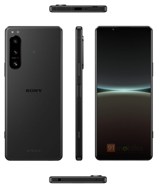 6英寸小屏旗舰 索尼Xperia 5 IV渲染图出炉：有罕见的3.5mm耳机孔
