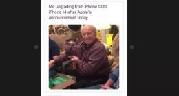 乔布斯女儿发梗图吐槽苹果iPhone 14没新意