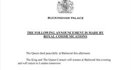 英女王伊丽莎白二世去世 享年96岁 是英国在位最久的君王