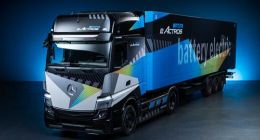 梅赛德斯-奔驰展出eActros LongHaul纯电动长途重卡 续航500公里