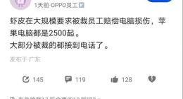 电商巨头要求被裁员工赔偿电脑损伤 苹果电脑2500起