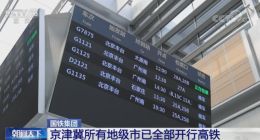 国铁集团：京津冀所有地级市已全部开行高铁