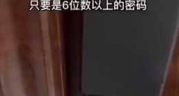 女子发现任意密码都能打开自家智能门锁 已经用了一年