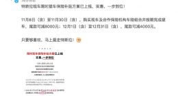 特斯拉：现车限时提车保险补贴方案上线 尾款最多可减8000元