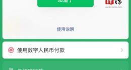微信收付款界面内测“使用数字人民币付款”