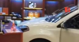 保险公司哭晕！合肥一女司机驾车冲入茅台专卖店 一整墙的酒哗哗流