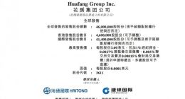 花房集团：拟全球发售4600万股股份 最高发售价3.6港元/股