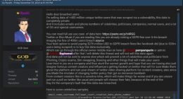 黑客出售 4 亿推特用户数据并向马斯克叫嚣：你想“破财消灾”还是想面临欧盟巨额罚单？