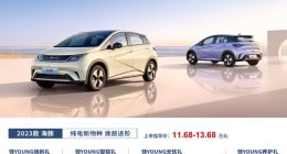 2023款比亚迪海豚上市：售价11.68-13.68万元，续航升至420公里