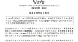 理想汽车：按计划向员工授出逾1083万份受限制股份单位