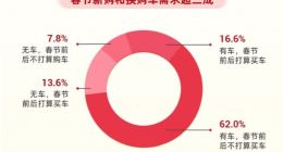 懂车帝发布春节购车调研报告：三成受访者打算买车 首选国产