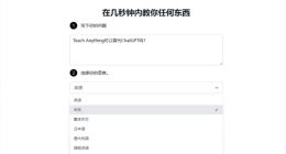 ChatGPT平替？在线问答工具Teach Anything使用教程