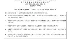 中芯国际2022第四季度销售收入16.21亿美元 毛利率为32%