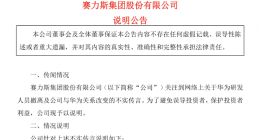 赛力斯：与华为长期深度跨界合作关系及合作模式均没有发生变化