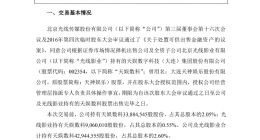 光线传媒清仓天娱数科股票 预计增加公司现金流入约1.88亿元