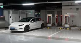 真不用羡慕油车了！特斯拉V4超级充电桩落地：最高功率350kW