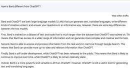谷歌版ChatGPT开放测试：不会编程、不支持中文