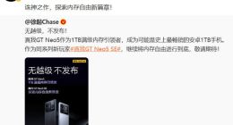 诛神之作！真我GT Neo5 SE或搭载1TB内存：将内存自由进行到底