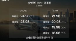 比亚迪再掀桌子！新款汉DM-i冠军版上市：18.98万起合资还怎么玩