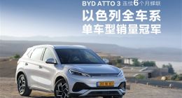 比亚迪ATTO 3成海外多国纯电动汽车销冠：跻进全球前10