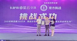 挑战吉尼斯？卡萨帝空调：不！是为用户挑战自己