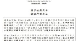 北森控股8月3日认购3.7亿元理财产品