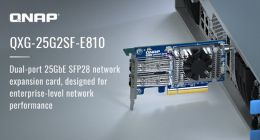 威联通（QNAP）推出全新双端口 25GbE SFP28 网络扩充卡