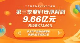 三七互娱第三季度归母净利润同比增长72%，战略深化高质量发展