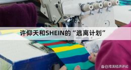 许仰天和SHEIN的“逃离计划”