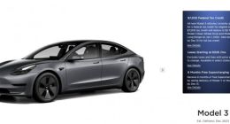 从明年1月1日起特斯拉Model 3后轮驱动版和长续航版税收抵免优惠将减半