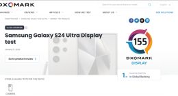 三星Galaxy S24 Ultra屏幕得分出炉：碾压iPhone 15 Pro Max